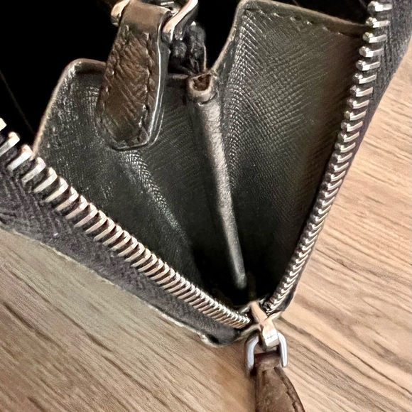 COPY - Prada Bronze Saffiano Leather Zip Around Wallet - Picture 13 of 13